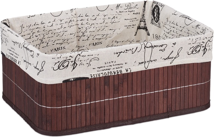 Actual product image Relaxdays Storage Basket (1 x, 38 x 28.5 x 16.5 cm)