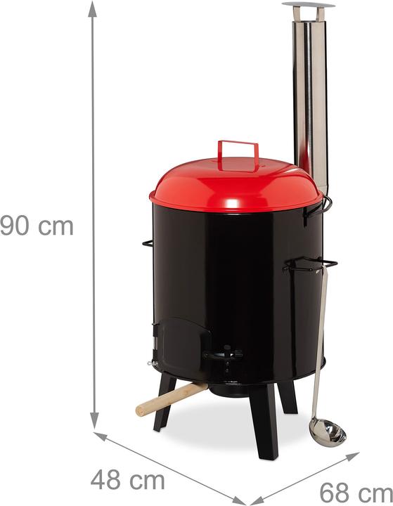 Immagine prodotto Relaxdays Casseruola da gulasch e non solo (39 cm)