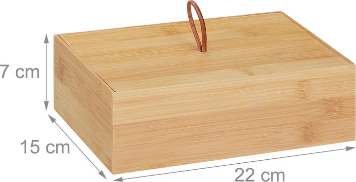 Produktbild Relaxdays Aufbewahrungsbox (22 x 15 x 7 cm)