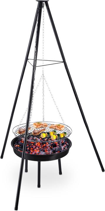 Actual product image Relaxdays Swivel grill