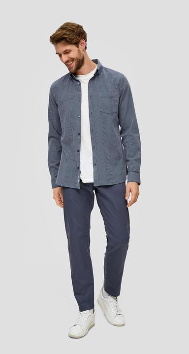 Produktbild s.Oliver Hemd Hemd mit Dobby-Struktur (S)