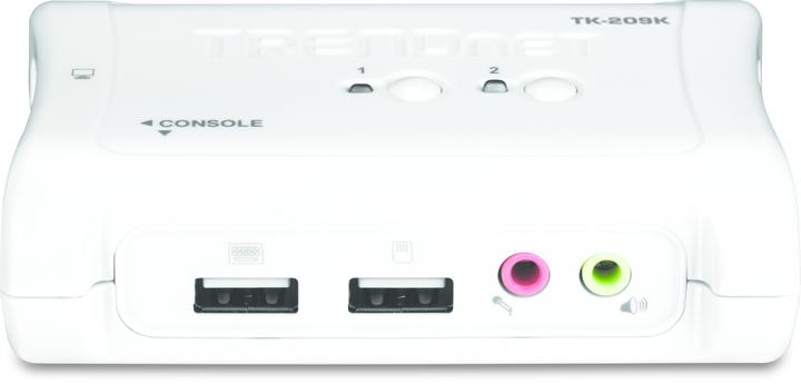 Trendnet TK-209K Kit de commutateur KVM USB à 2 voies avec audio