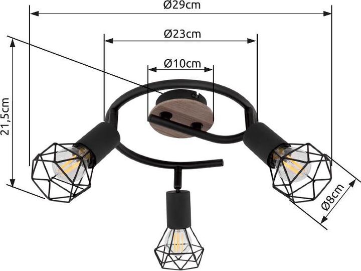 Actual product image Globo Xara I (E14)