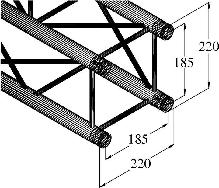 Produktbild Alutruss DECOLOCK DQ40 4PunktTraverse