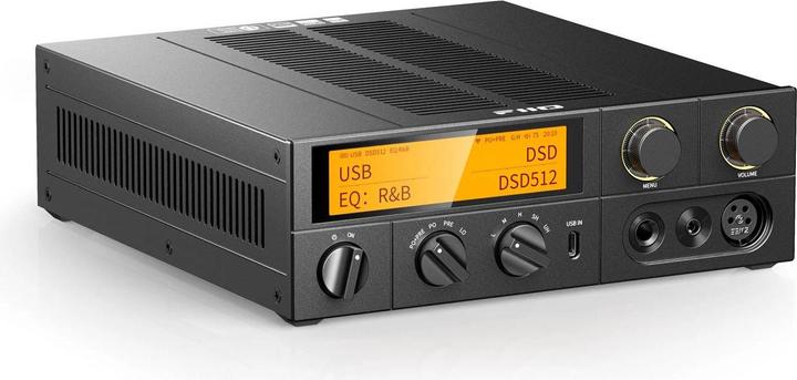 FiiO K17 (USB-DAC, Display, Ospite USB, Controllo del tono, interruttore di guadagno, WiFi, aptX, Infrarossi, Airplay, Bluetooth)