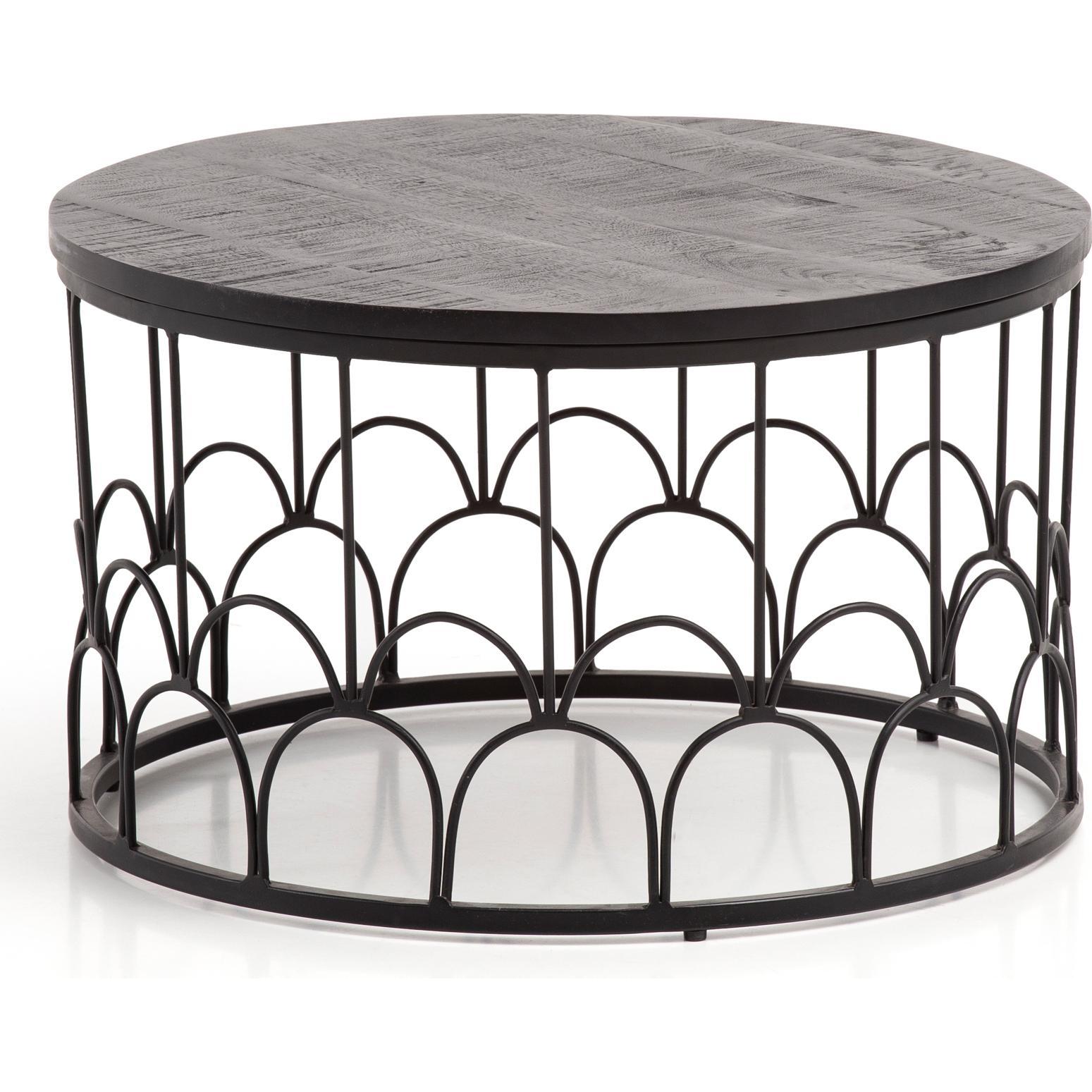 FineBuy, Couchtisch + Beistelltisch, Milana (60 x 60 x 36 cm)