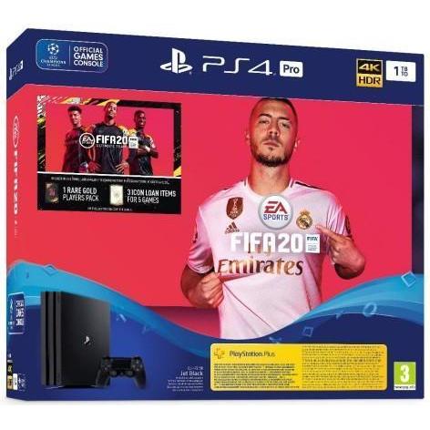 Sony Playstation 4 Pro Console 1TB (FIFA 20 Code Expired), Spielkonsole