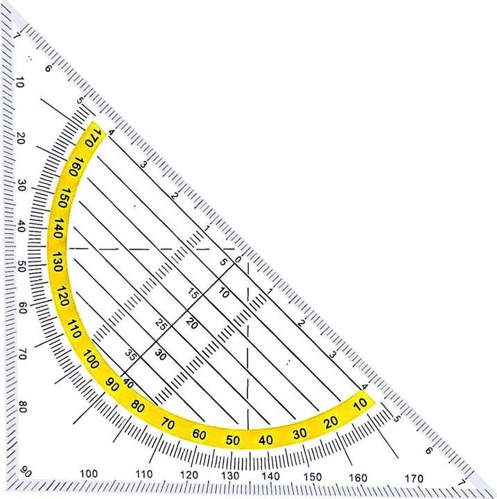 Produktbild Topwrite Geodreieck (14 cm, Kunststoff)