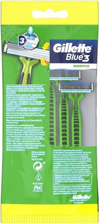 Immagine prodotto Gillette Lama da barba monouso BLUE 3 SENSITIVE 5 u (5x)