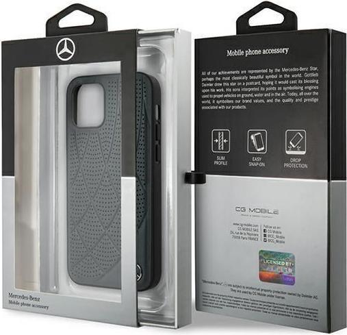 Produktbild Mercedes-Benz Hard Cover f??r Apple iPhone 12 Mini Black, Bow Line, MEHCP12SDIQNA, Blister (Apple iPhone 12 mini)