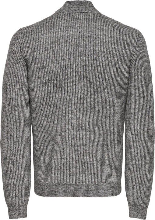 Actual product image Only & Sons ONSTEGAN Pullover Halber Reissverschluss (L)