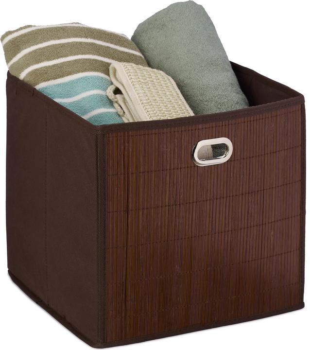 Produktbild Relaxdays Aufbewahrungskorb (1 x, 31 x 31 x 31 cm)