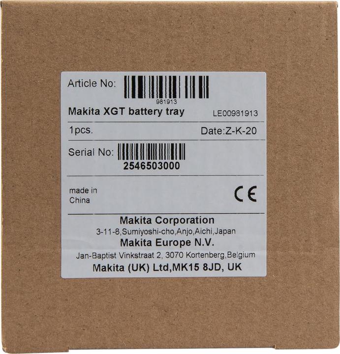 Immagine prodotto Makita Akkuschublade für 40V max. XGT (40 V)