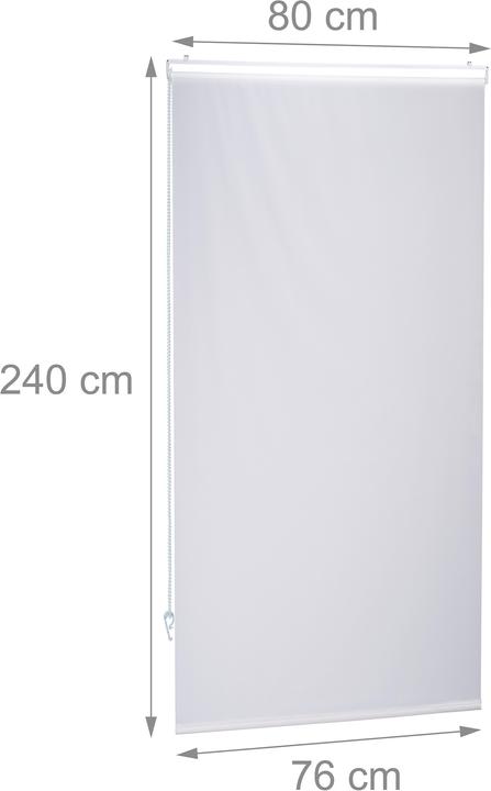 Productafbeelding Relaxdays Douche rolgordijn (80 x 4,5 x 240 cm)