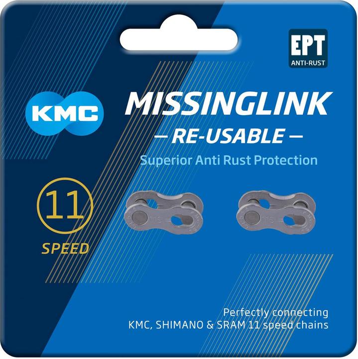 Actual product image KMC MissingLink 11NR EPT 2pcs/Card (11-speed)