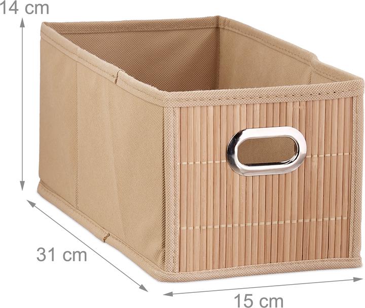 Actual product image Relaxdays Storage Basket (1 x, 15 x 31 x 14 cm)
