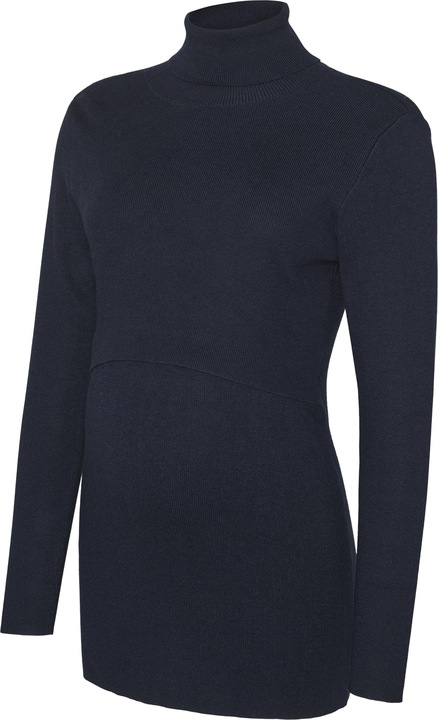 Actual product image Mamalicious Turtleneck Ribbed cuffs Pullover Knitted top (XL)