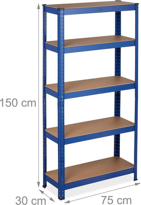 Actual product image Relaxdays Heavy duty shelf