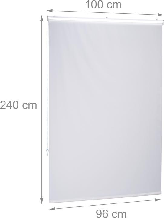 Actual product image Relaxdays Shower roller blind (100 x 240 cm)