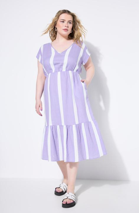 Produktbild Studio Untold Midikleid, A-Line, Musselin, Streifen (50, 52)
