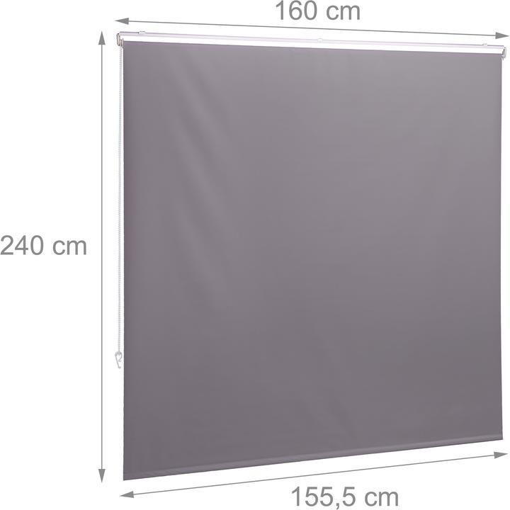 Immagine prodotto Relaxdays Tenda doccia (160 x 4,5 x 240 cm)