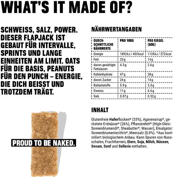 Image du produit Peak Punk Bio Oat Flapjack (720 g, 12 pcs)