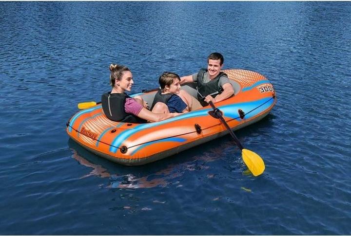 Image du produit Bestway 8'1" x 48"/2.46m x 1.22m Kondor Elite 3000 Raft Set (246 cm, 3 Personnes)
