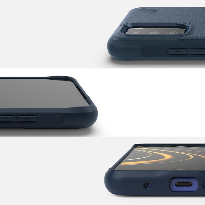 Produktbild Ringke Onyx Durable TPU Case Cover for Xiaomi Poco M3 navy blue (OXXI0002) (Xiaomi Poco M3)
