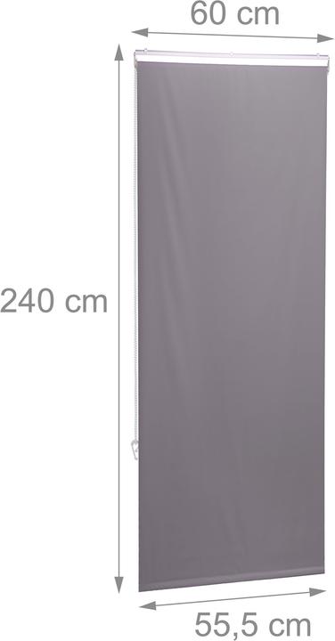 Produktbild Relaxdays Duschrollo (60 x 4.5 x 240 cm)