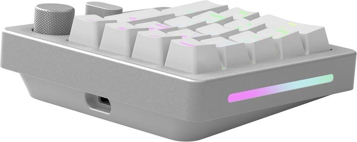 Actual product image Glorious GMMK Wireless Numpad - Fox Switches, grey/white (DE, Cable, Wireless)
