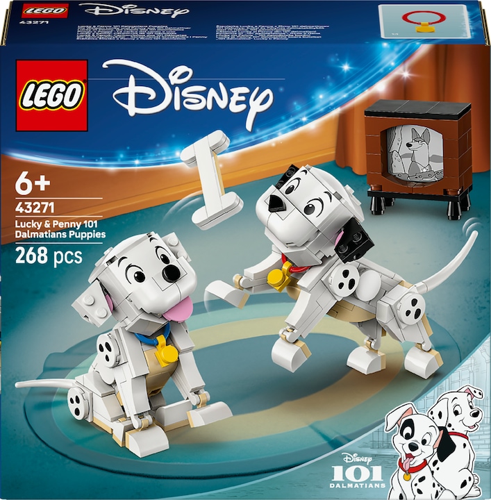 Produktbild LEGO Die Welpen Lucky und Penny aus 101 Dalmatiner (43271, LEGO Disney)
