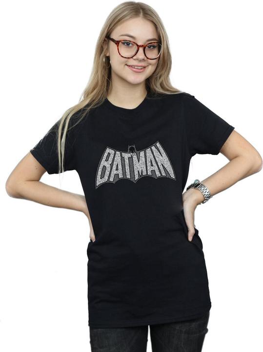 Produktbild Batman Retro Crackle Logo TShirt (L)