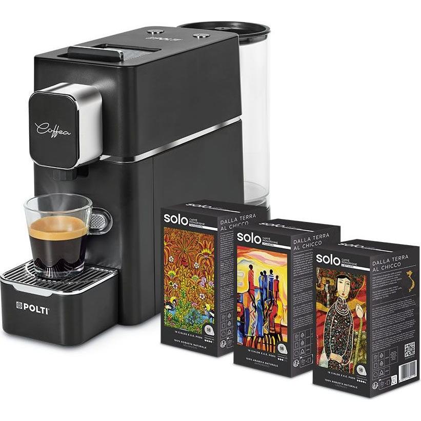 Polti PCEU0128 Kaffeemaschine Kapsel-Kaffeemaschine 0,85 L (E.S.E.) (PCEU0128)