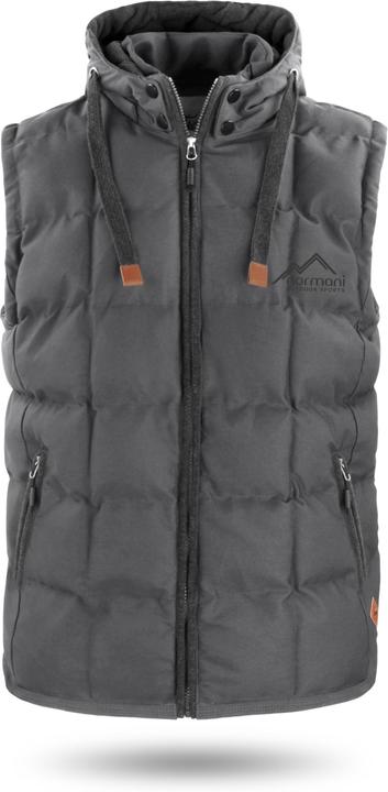 Actual product image Normani Mens Winter Quilted Vest Tropez - 1555 (10)
