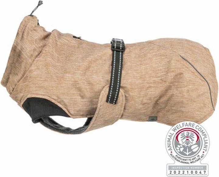 Actual product image Trixie Riom winter coat, L: 62 cm, sand (L, Dog coat)
