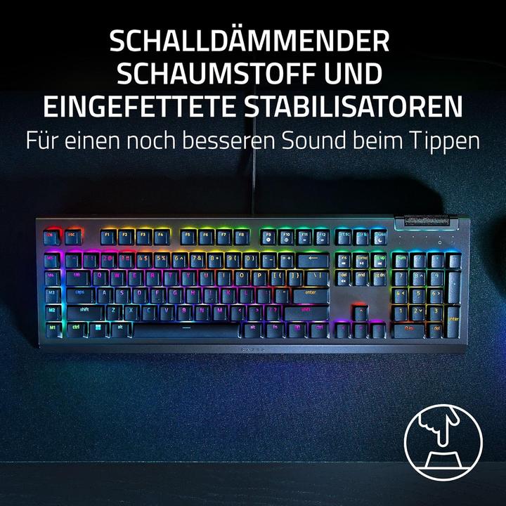 Actual product image Razer Blackwidow V4 X (DE, Cable)