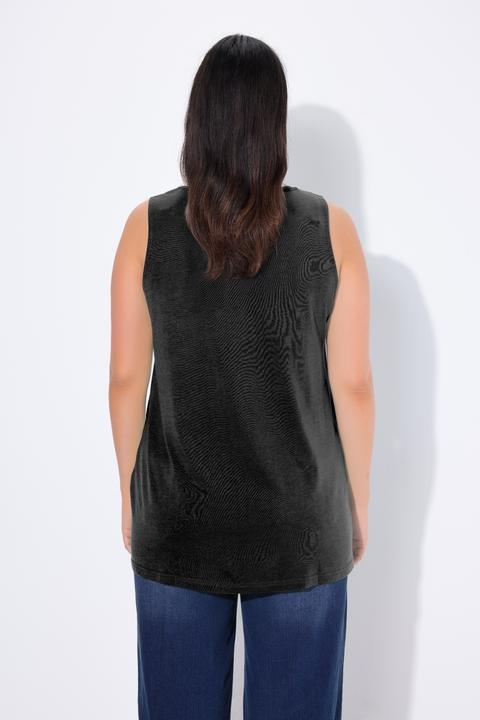 Actual product image Ulla Popken Essential Pleat Front Knit Tank (46, 48)