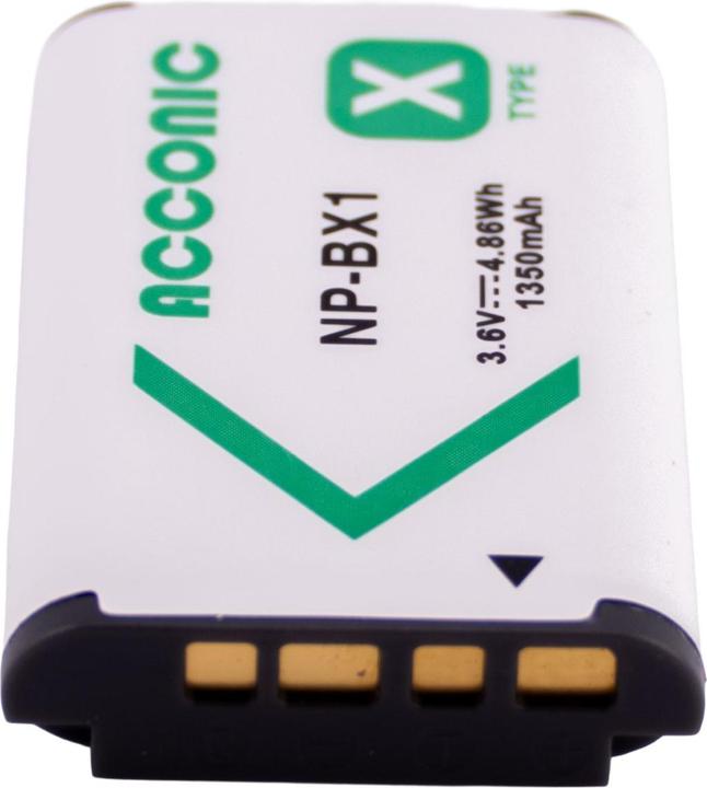 Actual product image Acconic Battery f. Sony NP-BX1 Cyber-shot DSC HX300 DSC HX50V DSC RX1 DSC RX100 (Camera battery)