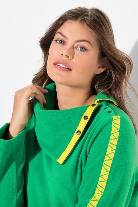 Produktbild Laurasøn Fleece Sweatshirt, grosser Kragen, Langarm (48)