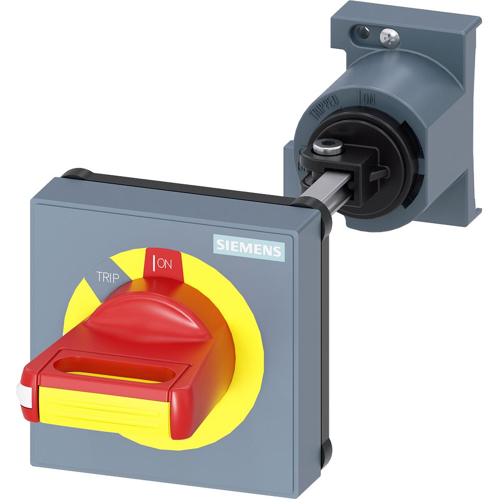 Siemens, Accessori per la tecnologia di guida, Attuatore rotante per accoppiamento porte STOP DI EMERGENZA, S00...S3, albero 130 mm 3RV29261C