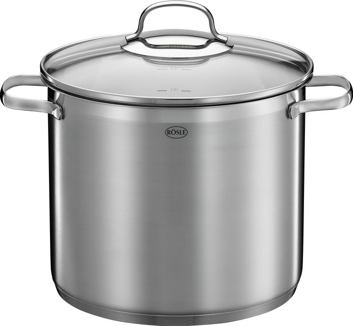 Actual product image Rösle Partytopf mit Deckel (24 cm, Pot, Stainless steel)