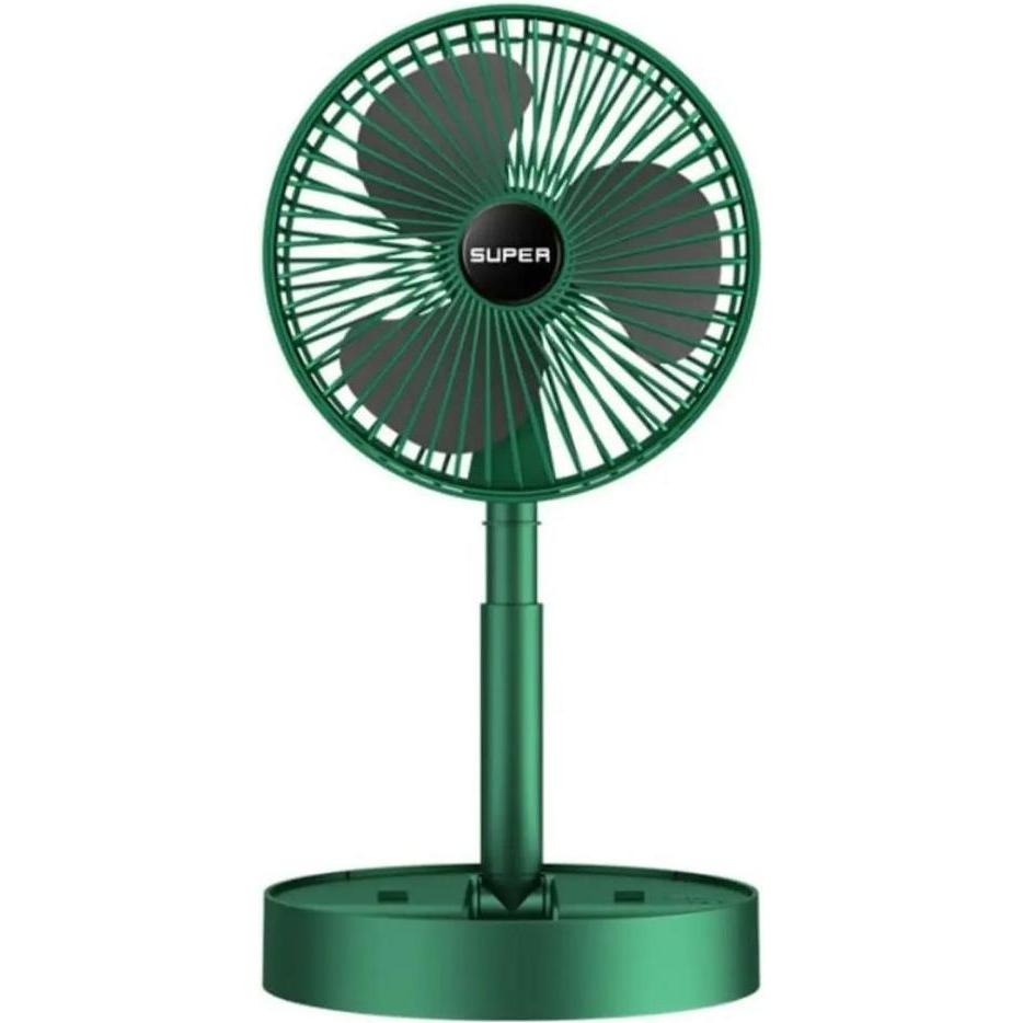 Ivy Another product Mini Foldable Fan with Telescopic Stand USB Powered Table Fan Adjustable Height, Ventilatore
