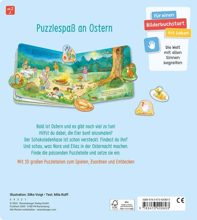 Immagine prodotto Ravensburger Mein grosses Puzzle-Spielbuch: Ostern (Tedesco)