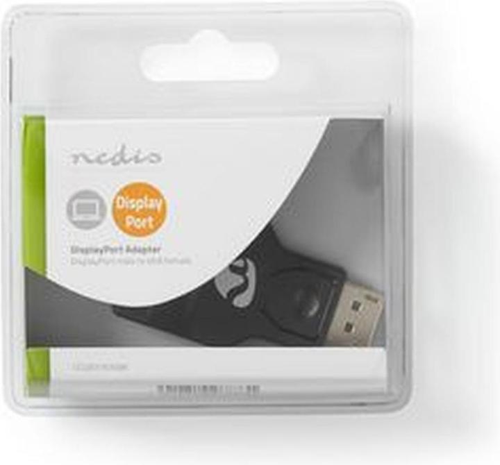 Produktbild Nedis DisplayPort Adapter - VGA DisplayPort Stecker - VGA, Schwarz (VGA)