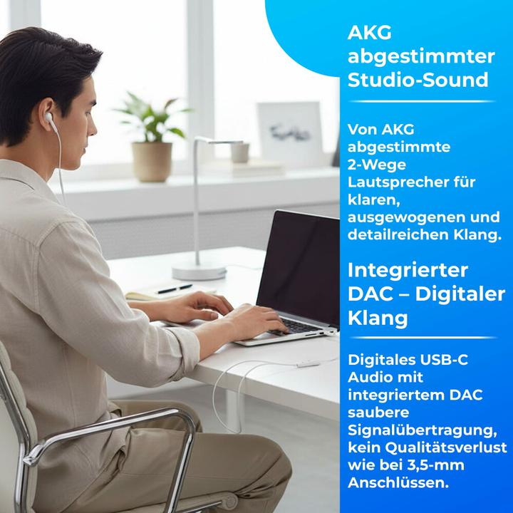 Actual product image Samsung USB Type-C EO-IC100 (No noise cancellation, Cable)