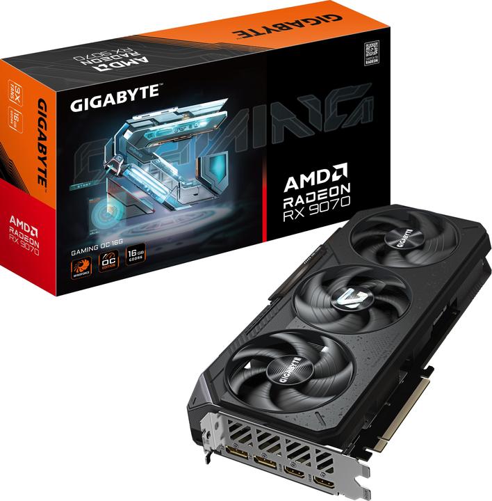 Produktbild Gigabyte Radeon RX 9070 GAMING OC 16G (16 GB)