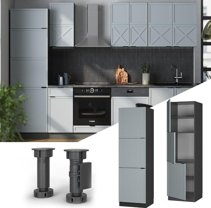 Produktbild Vicco Herdumbauschrank Fame-Line (60 x 58 x 206.80 cm)
