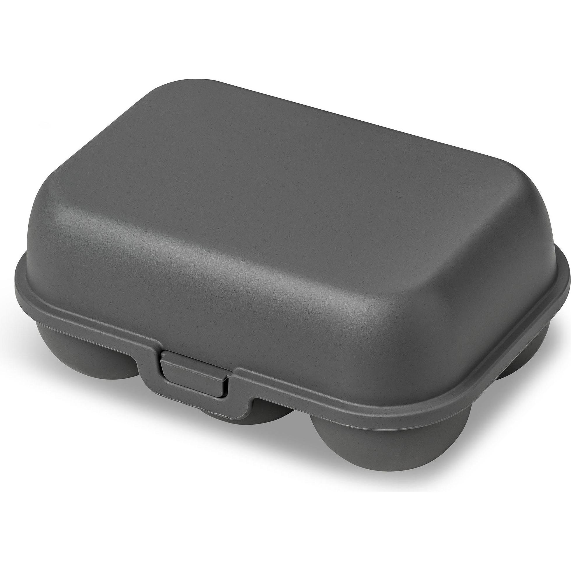 Koziol Eierbox To Go mini 17 x 11.8 cm, Grau, Vorratsbehälter, Grau