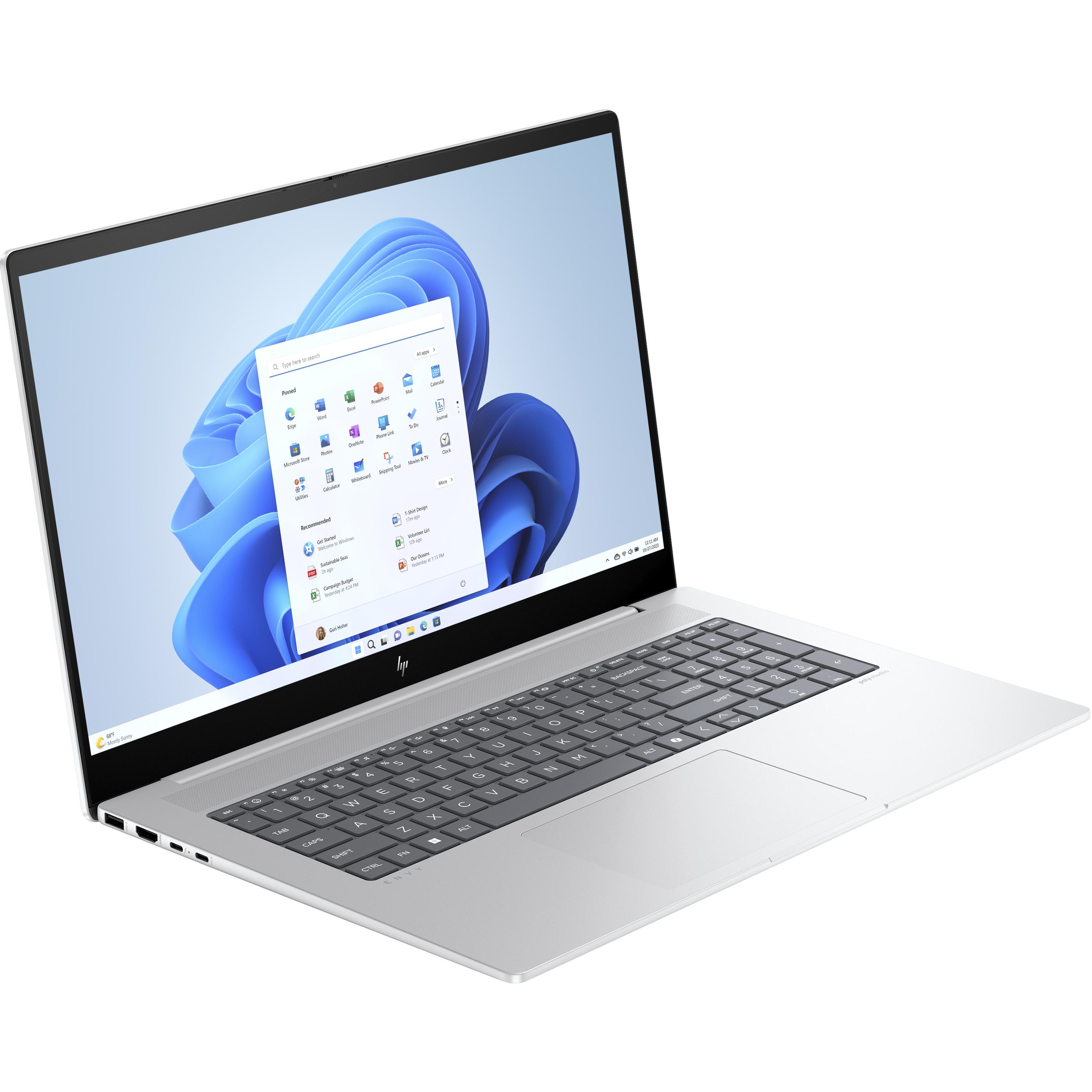 Thumbnail - HP Envy 17-da0075ng (17.30", Intel Core Ultra 7 155H, 32 GB, 1000 GB, DE), Notebook, Silber