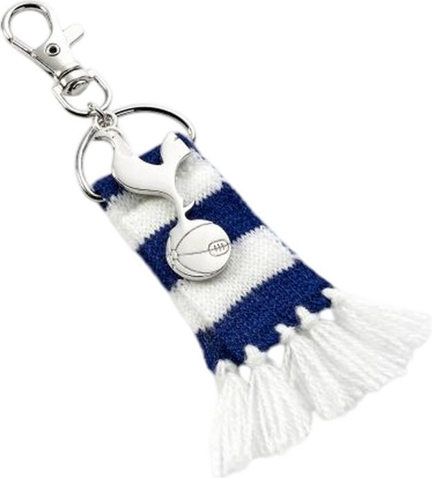 Actual product image Tottenham Hotspur FC Stripe Crest Keyring